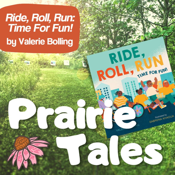 prairie tales logo and book cover