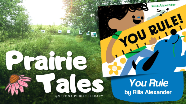 "You Rule!" book cover with Prairie trail in the background