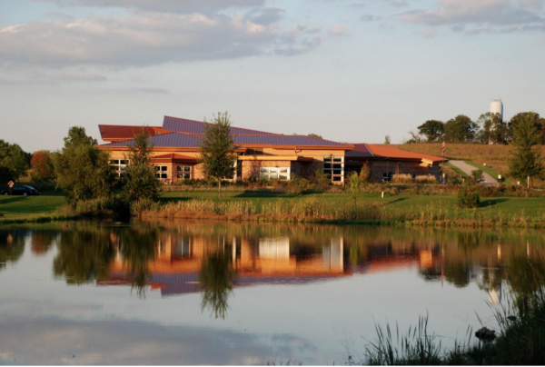 Photo of the library building