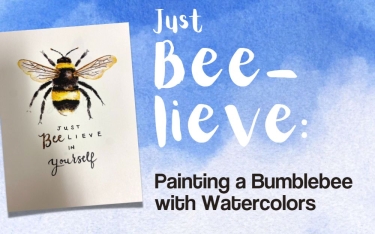image of card with bee on the front
